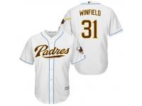 MLB San Diego Padres #31 Dave Winfield Men Fashion Cool Base White Jerseys