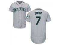 MLB Seattle Mariners #7 Seth Smith Men Grey Authentic Flexbase Collection Jersey