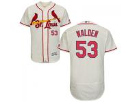 MLB St. Louis Cardinals #53 Jordan Walden Men Cream Authentic Flexbase Collection Jersey