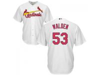 MLB St. Louis Cardinals #53 Jordan Walden Men White Cool Base Jersey