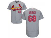 MLB St. Louis Cardinals #68 Jayson Aquino Men Grey Authentic Flexbase Collection Jersey