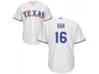 MLB Texas Rangers #16 Ryan Rua Men White Cool Base Jersey