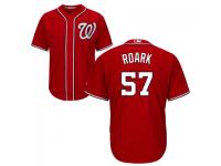MLB Washington Nationals #57 Tanner Roark Men Red Cool Base Jersey