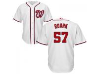 MLB Washington Nationals #57 Tanner Roark Men White Cool Base Jersey