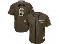 Nationals #6 Anthony Rendon Green Salute to Service Stitched Baseball Jersey