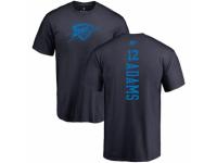 NBA Men Nike Oklahoma City Thunder #12 Steven Adams Navy Blue One Color Backer T-Shirt