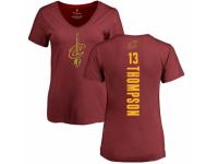 NBA Women Nike Cleveland Cavaliers #13 Tristan Thompson Maroon Backer T-Shirt