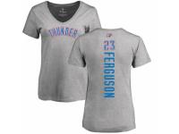 NBA Women Nike Oklahoma City Thunder #23 Terrance Ferguson Ash Backer T-Shirt