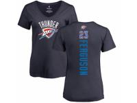 NBA Women Nike Oklahoma City Thunder #23 Terrance Ferguson Navy Blue Backer T-Shirt