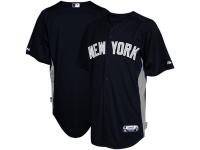New York Yankees Majestic Cool Base Batting Practice Jersey - Navy