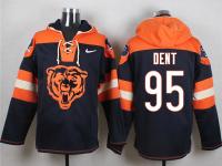 NFL Chicago Bears #95 Richard Dent Men Black Pullover Hoodie