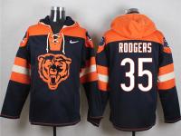 NFL Chicago Bears (RB) #35 Jacquizz Rodgers Men Black Pullover Hoodie