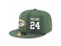 NFL Green Bay Packers #24 Quinten Rollins Snapback Adjustable Player Hat - Green White