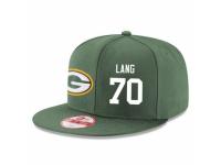 NFL Green Bay Packers #70 T.J. Lang Stitched Snapback Adjustable Player Hat - Green White