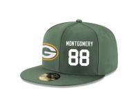NFL Green Bay Packers #88 Ty Montgomery Snapback Adjustable Player Hat - Green White