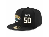 NFL Jacksonville Jaguars #50 Telvin Smith Snapback Adjustable Player Hat - Black White
