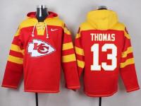 NFL Kansas City Chiefs #13 De'Anthony Thomas Men Red Pullover Hoodie