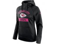 NFL Kansas City Chiefs Nike Women's Breast Cancer Awareness Circuit Performance Pullover Hoodie - Black