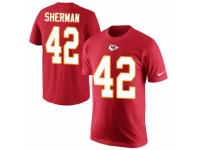 NFL Men Nike Kansas City Chiefs #42 Anthony Sherman Red Rush Pride Name & Number T-Shirt