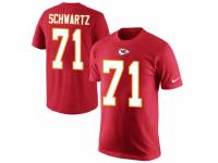 NFL Men Nike Kansas City Chiefs #71 Mitchell Schwartz Red Rush Pride Name & Number T-Shirt