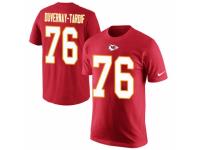 NFL Men Nike Kansas City Chiefs #76 Laurent Duvernay-Tardif Red Rush Pride Name & Number T-Shirt
