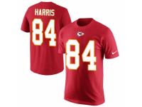 NFL Men Nike Kansas City Chiefs #84 Demetrius Harris Red Rush Pride Name & Number T-Shirt