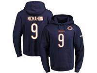NFL Men's Nike Chicago Bears #9 Jim McMahon Navy Blue Name & Number Pullover Hoodie
