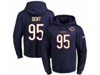 NFL Men's Nike Chicago Bears #95 Richard Dent Navy Blue Name & Number Pullover Hoodie