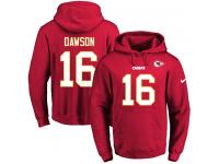 NFL Men's Nike Kansas City Chiefs #16 Len Dawson Red Name & Number Pullover Hoodie