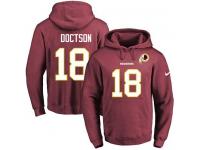 NFL Men's Nike Washington Redskins #18 Josh Doctson Burgundy Red Name & Number Pullover Hoodie