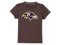 NFL Nike Baltimore Ravens Sideline Legend Authentic Logo Youth T-Shirt Brown
