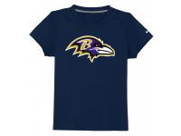 NFL Nike Baltimore Ravens Sideline Legend Authentic Logo Youth T-Shirt Dark Blue