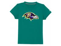 NFL Nike Baltimore Ravens Sideline Legend Authentic Logo Youth T-Shirt Green