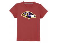 NFL Nike Baltimore Ravens Sideline Legend Authentic Logo Youth T-Shirt Red