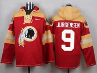 NFL Washington Redskins #9 Sonny Jurgensen Men Burgundy Pullover Hoodie