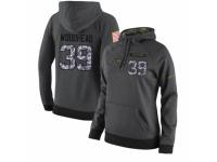 NFL Women's Nike San Diego Chargers #39 Danny Woodhead Stitched Black Anthracite Salute to Service Player Performance Hoodie