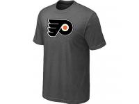 NHL Men's Philadelphia Flyers Big & Tall Logo T-Shirt - Dark Grey