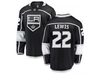 NHL Men's Trevor Lewis Black Home Breakaway Jersey - #22 Los Angeles Kings