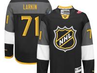 NHL Reebok Detroit Red Wings #71 Dylan Larkin Men 2016 All-Star Black Jerseys