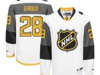 NHL Reebok Philadelphia Flyers #28 Claude Giroux Men 2016 All-Star White Jerseys