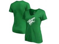 NHL Women's Arizona Coyotes St. Patrick's Day Logo Green T-Shirt