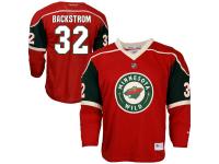Nicklas Backstrom Minnesota Wild Reebok Youth Replica Player Hockey Jersey C Red