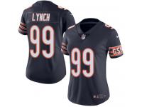 Nike Aaron Lynch Limited Navy Blue Home Women's Jersey - NFL Chicago Bears #99 Vapor Untouchable