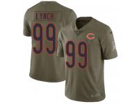 Nike Aaron Lynch Limited Olive Men's Jersey - NFL Chicago Bears #99 2017 Salute to Service