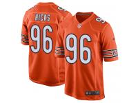 Nike Akiem Hicks Game Orange Alternate Men's Jersey - NFL Chicago Bears #96