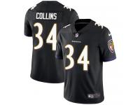 Nike Alex Collins Limited Black Alternate Youth Jersey - NFL Baltimore Ravens #34 Vapor Untouchable