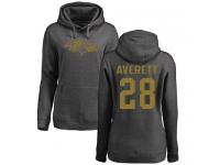 Nike Anthony Averett Ash One Color Women's - NFL Baltimore Ravens #28 Pullover Hoodie