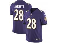 Nike Anthony Averett Elite Purple Home Youth Jersey - NFL Baltimore Ravens #28 Vapor Untouchable