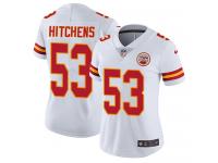 Nike Anthony Hitchens Limited White Road Women's Jersey - NFL Kansas City Chiefs #53 Vapor Untouchable