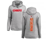 Nike Anthony Sherman Ash Backer Women's - NFL Kansas City Chiefs #42 Pullover Hoodie